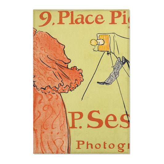 The Photographer Sescau — Toulouse-Lautrec Area Rug