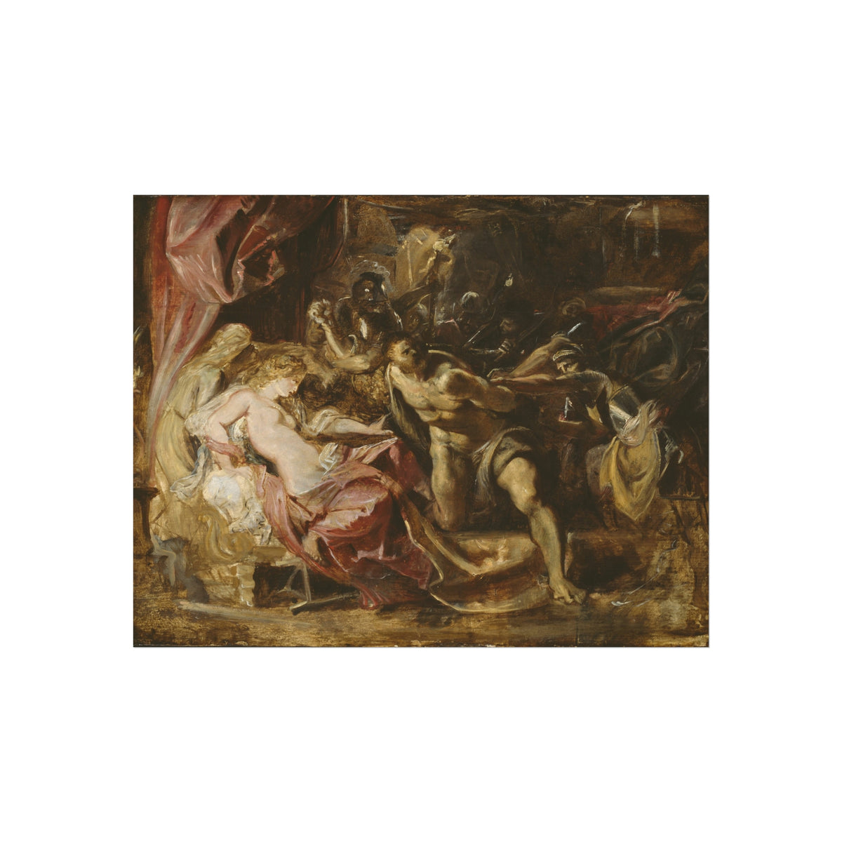 The Capture of Samson — Peter Paul Rubens Fine Art Poster