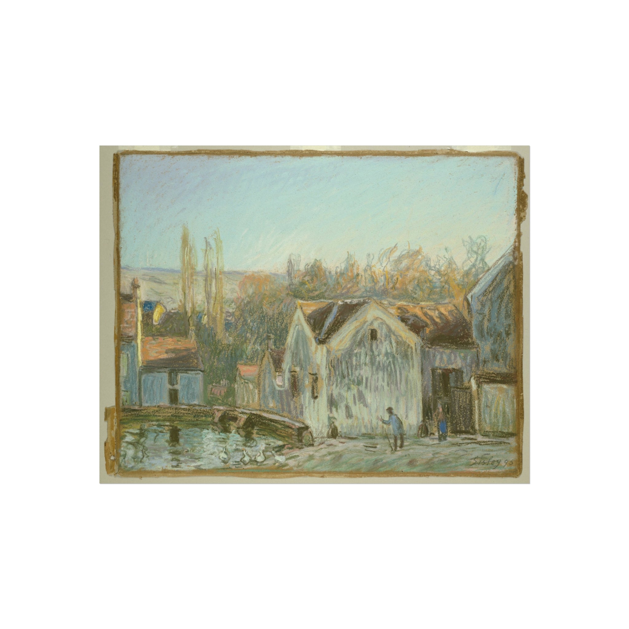 A Corner of Moret-sur-Loing — Alfred Sisley Fine Art Poster