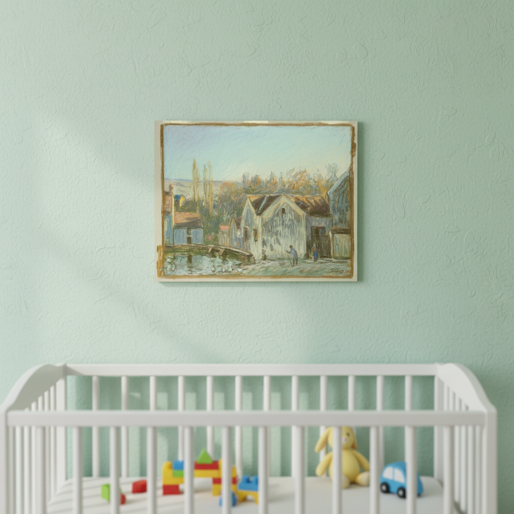A Corner of Moret-sur-Loing — Alfred Sisley Fine Art Poster
