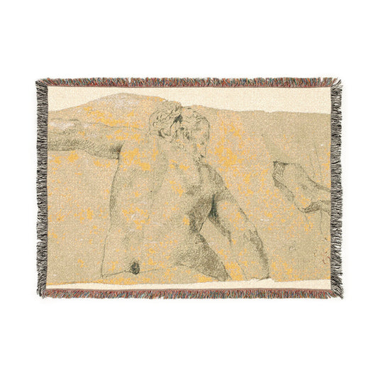 Allegory of Love Infidelity — Delacroix Tapestry Blanket