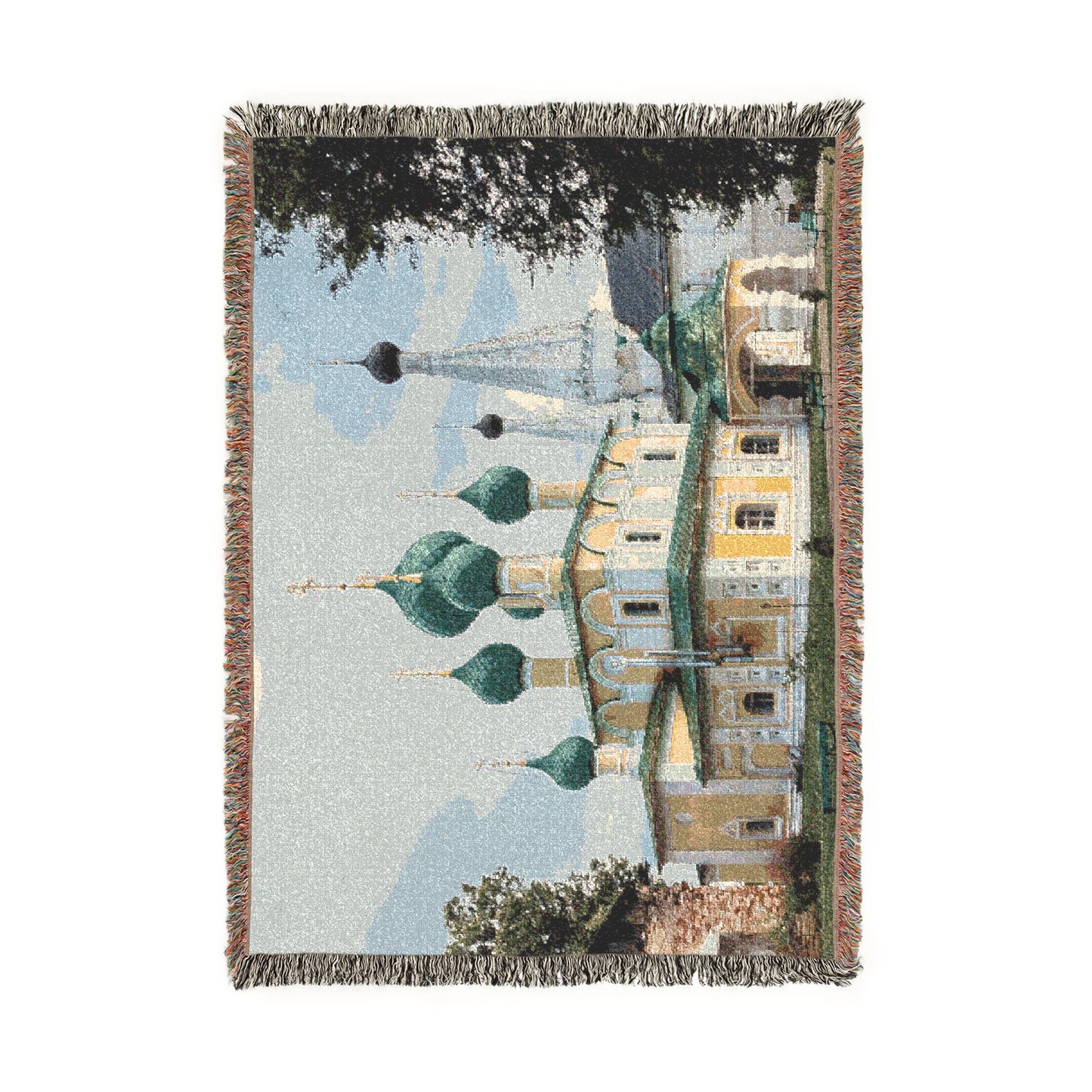Church of the Beheading of Saint John the Baptist Alekseyevsky Monastery Uglich 2023-07-22 7459 | Woven Tapestry Blanket