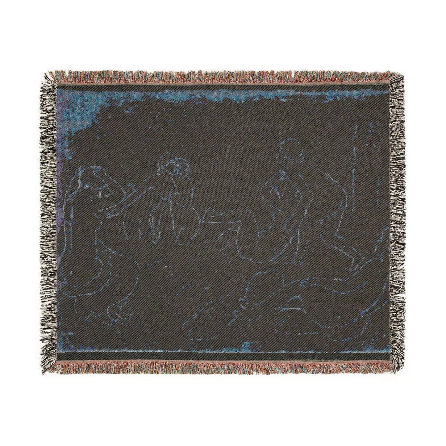 Pierre-Auguste Renoir - Bathers in a Forest | Woven Tapestry Blanket