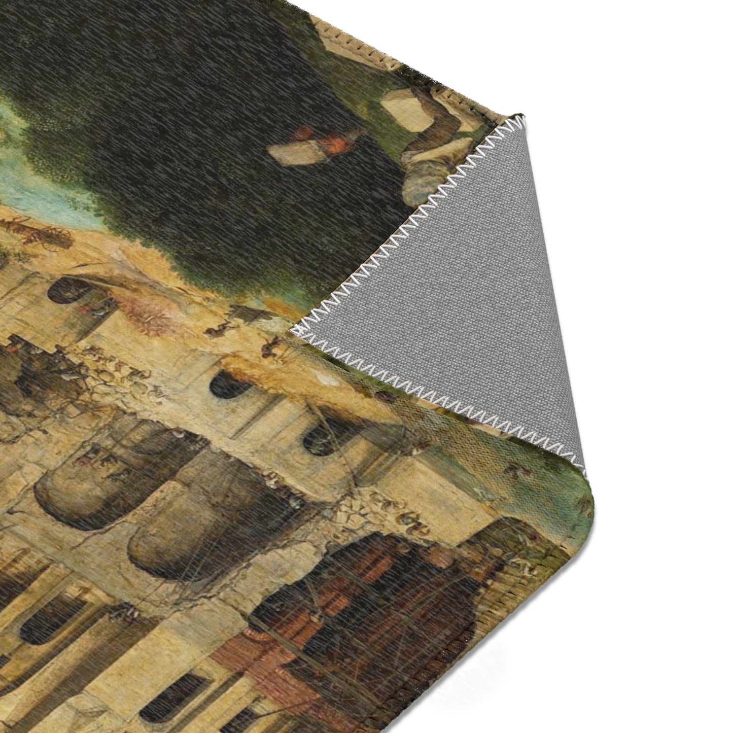 Pieter Bruegel the Elder - The Tower of Babel (Vienna) - Google Art Project - edited | Area Rug