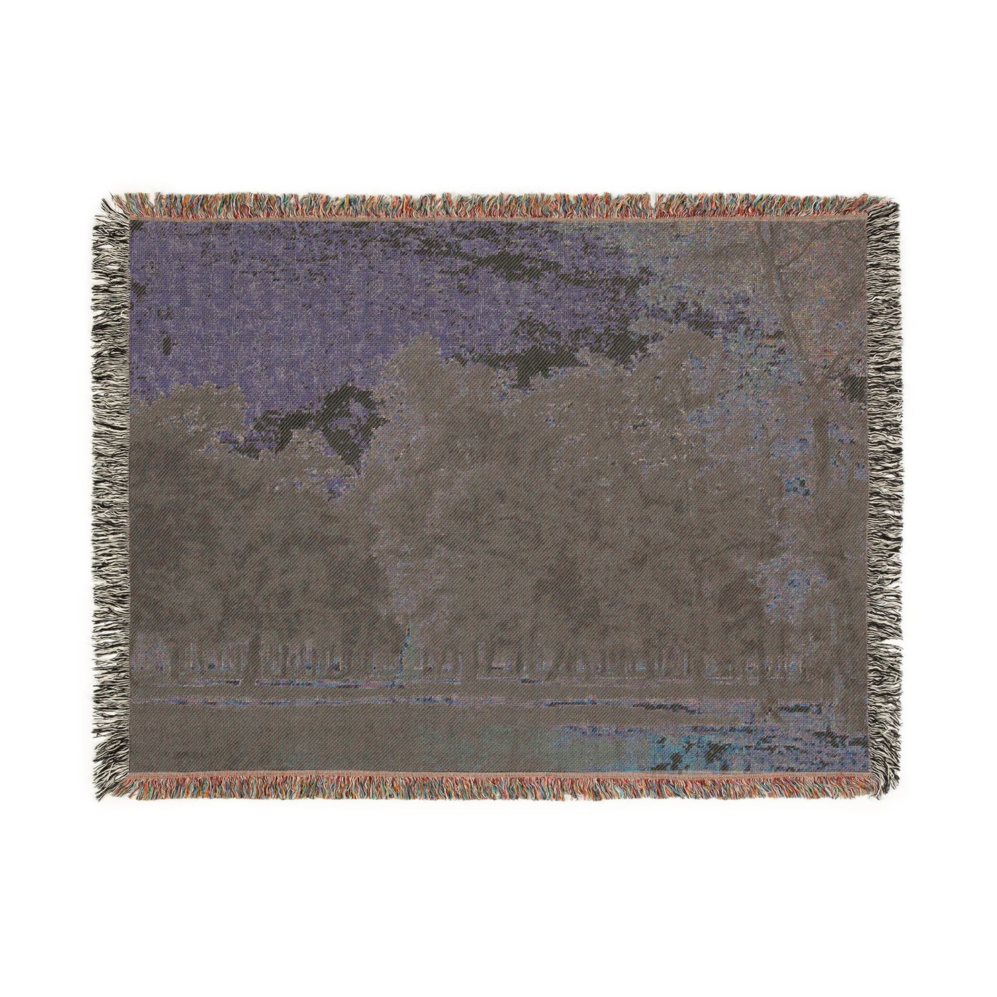 Prater Landscape Woven Throw Blanket