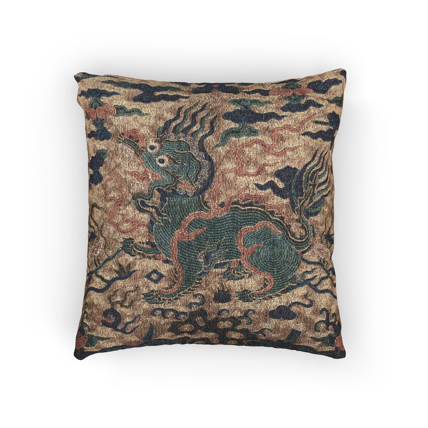 154_rank-badge-with-stylized-bear | Woven Pillow