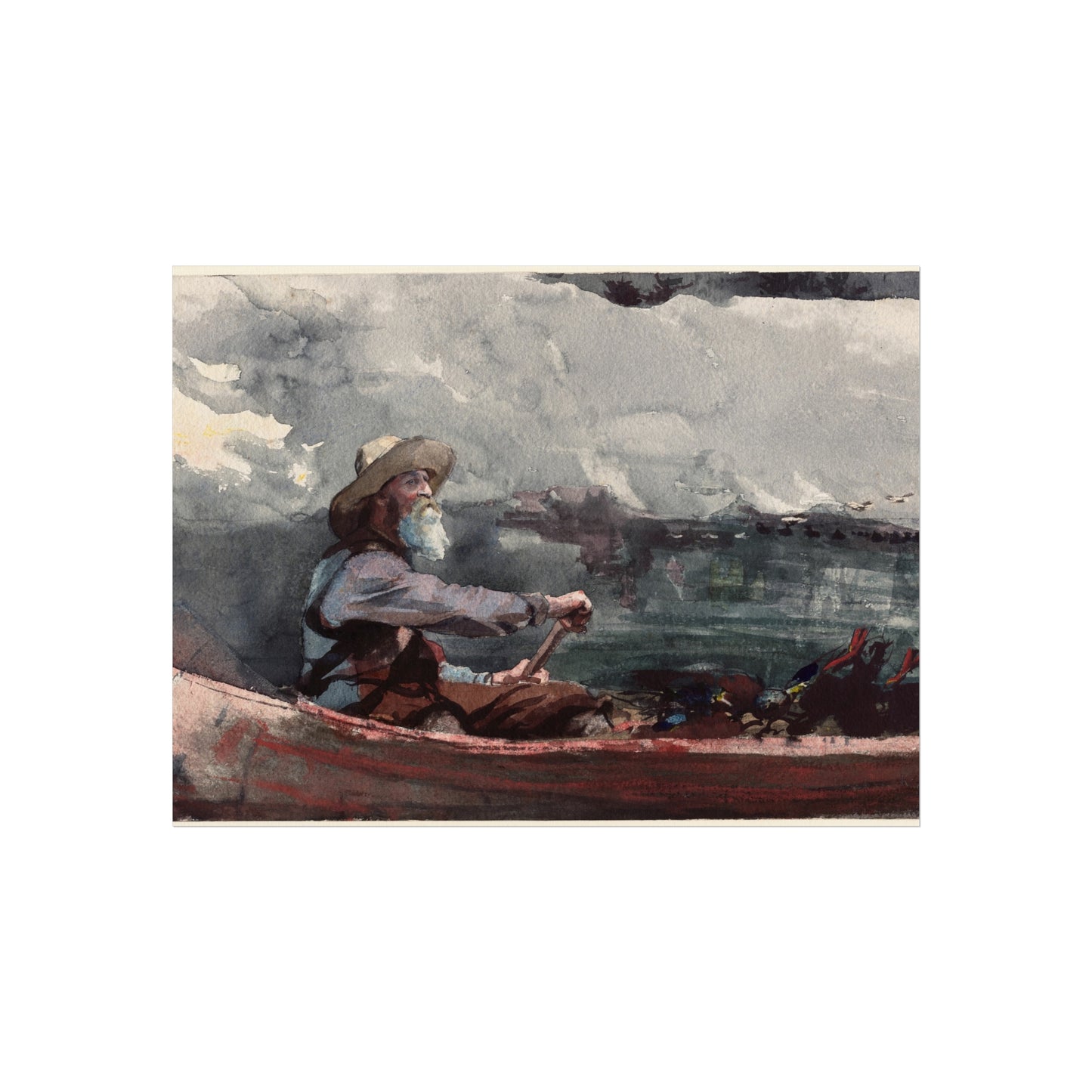 Winslow Homer - Adirondacks Guide | Fine Art Poster