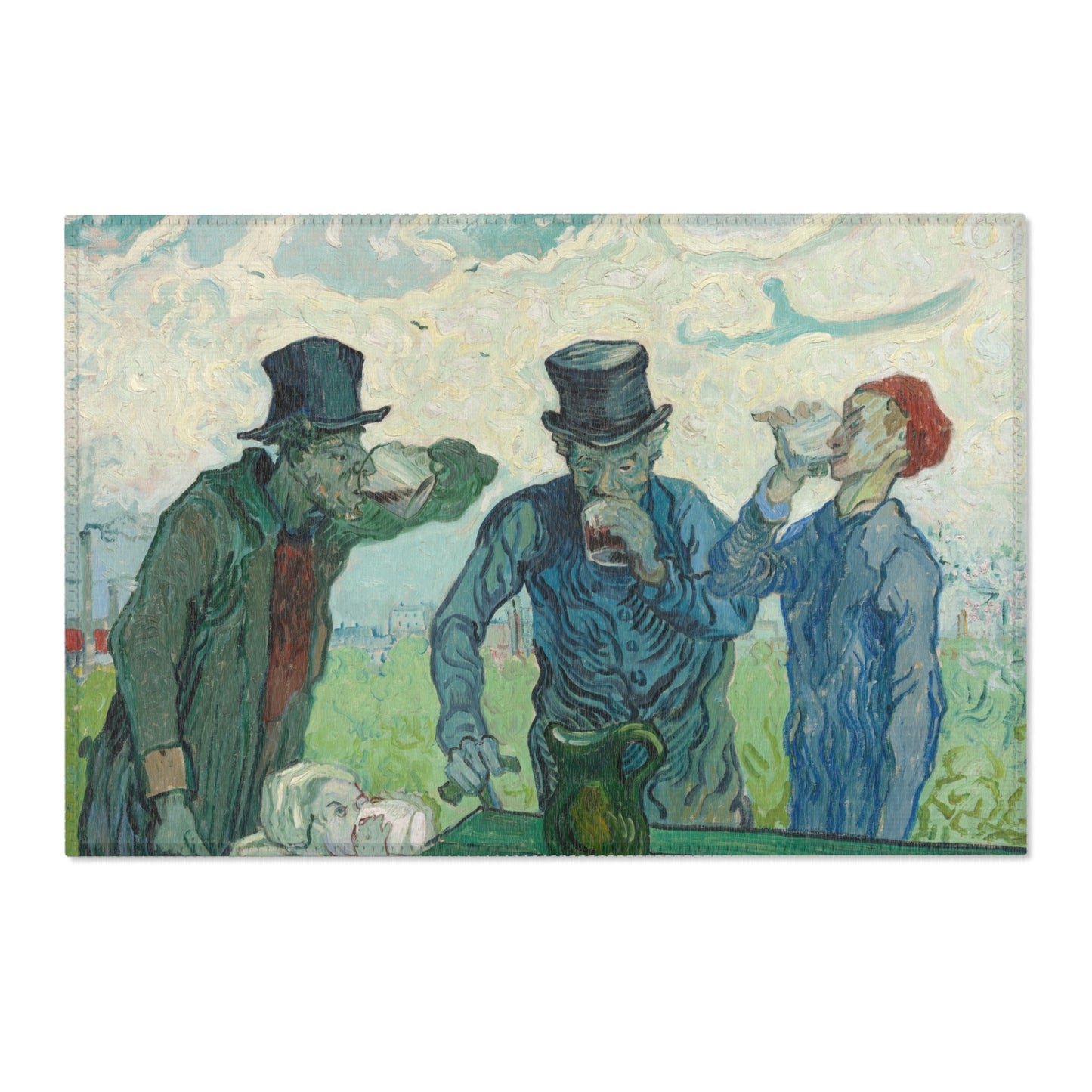Vincent van Gogh - The Drinkers | Area Rug