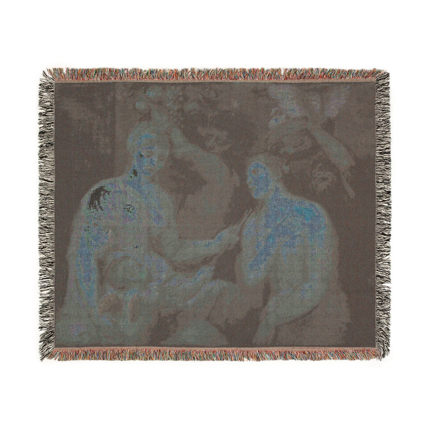 Imitator of Titian - Allegory of Venus and Cupid | Woven Tapestry Blanket