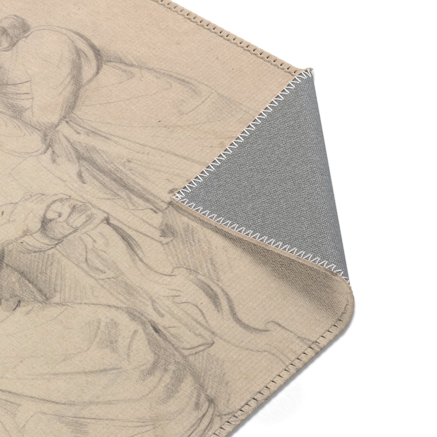 Peter Paul Rubens - Studies of a Roman Sarcophagus | Area Rug