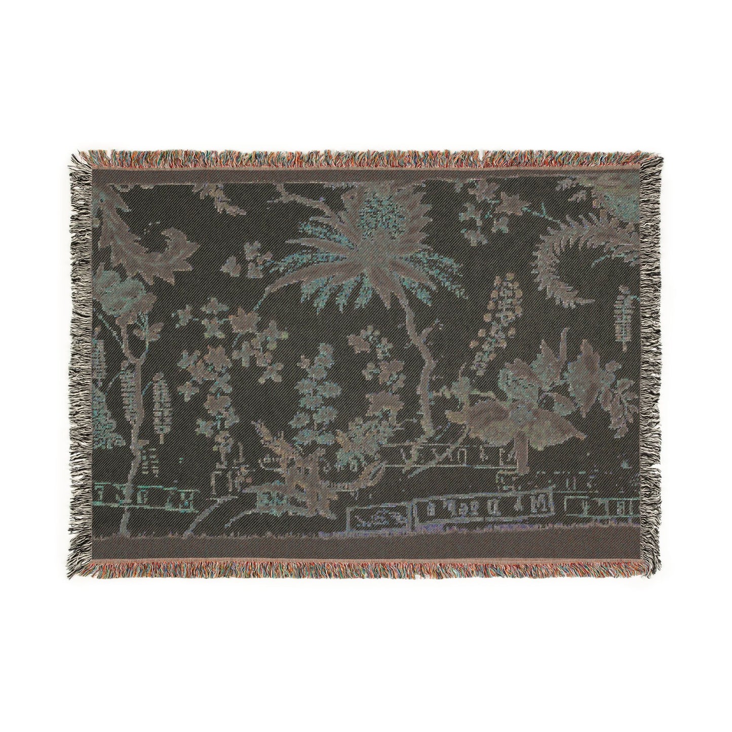 006_chef-de-piece-furnishing-fabric | Woven Tapestry Blanket