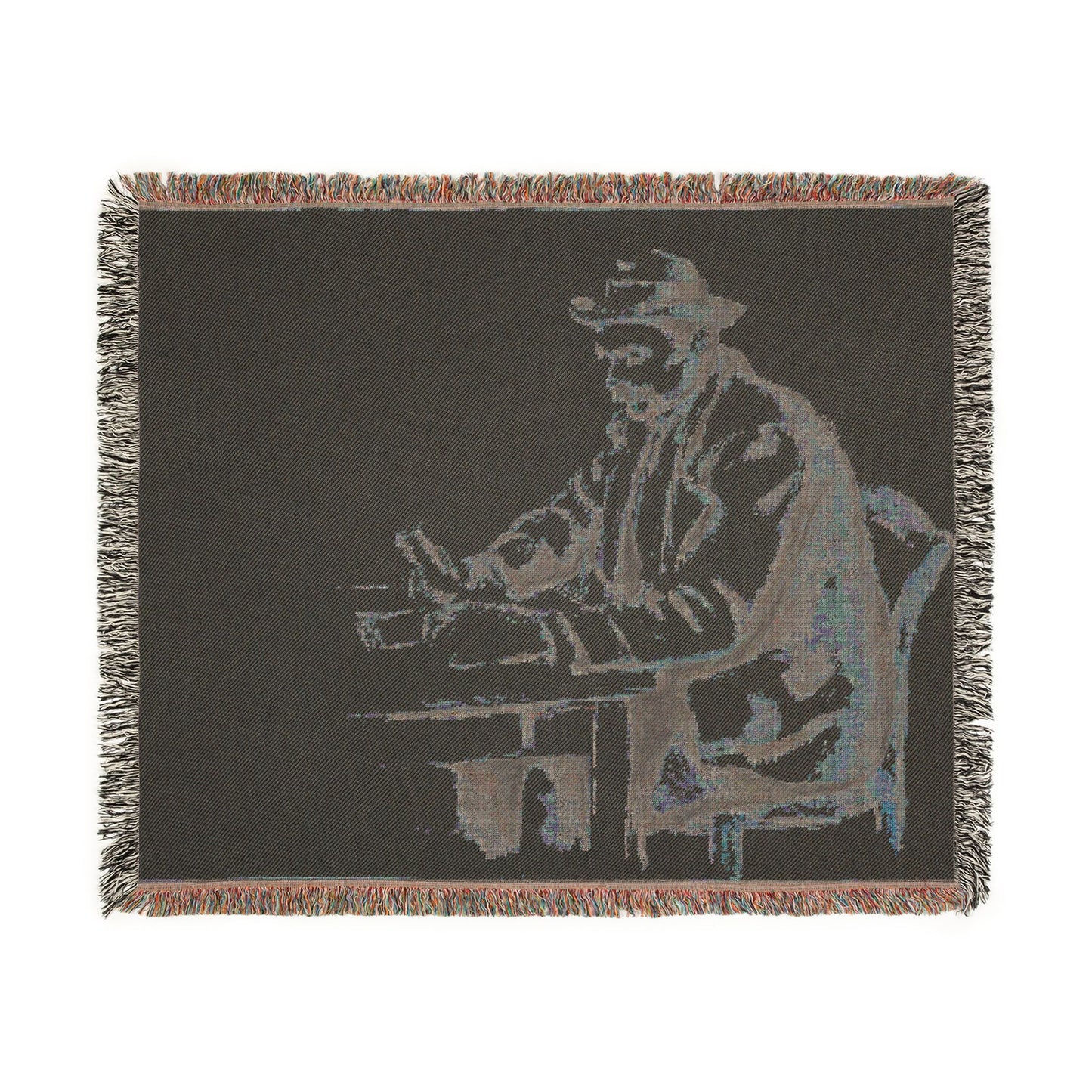 Paul Cezanne - A Study for the Card Players | Woven Tapestry Blanket