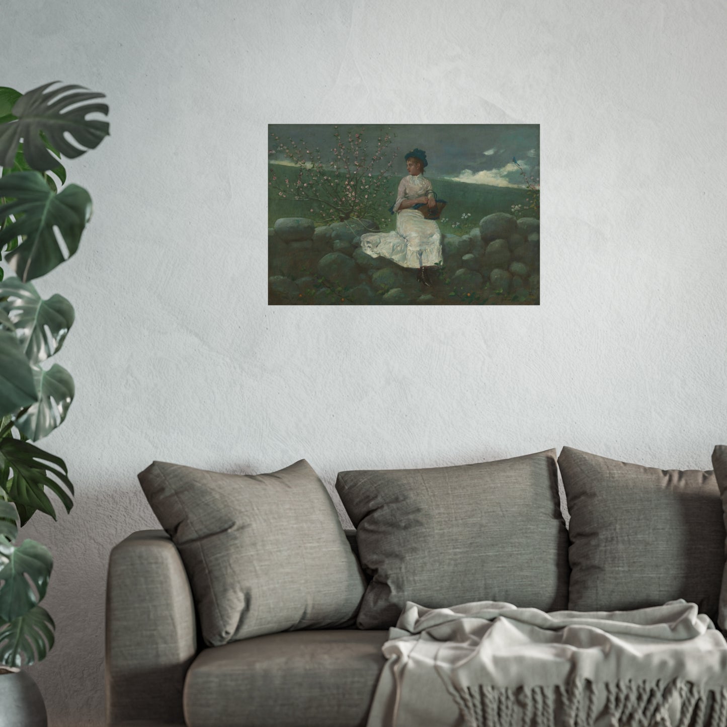 Winslow Homer - Peach Blossoms | Fine Art Poster