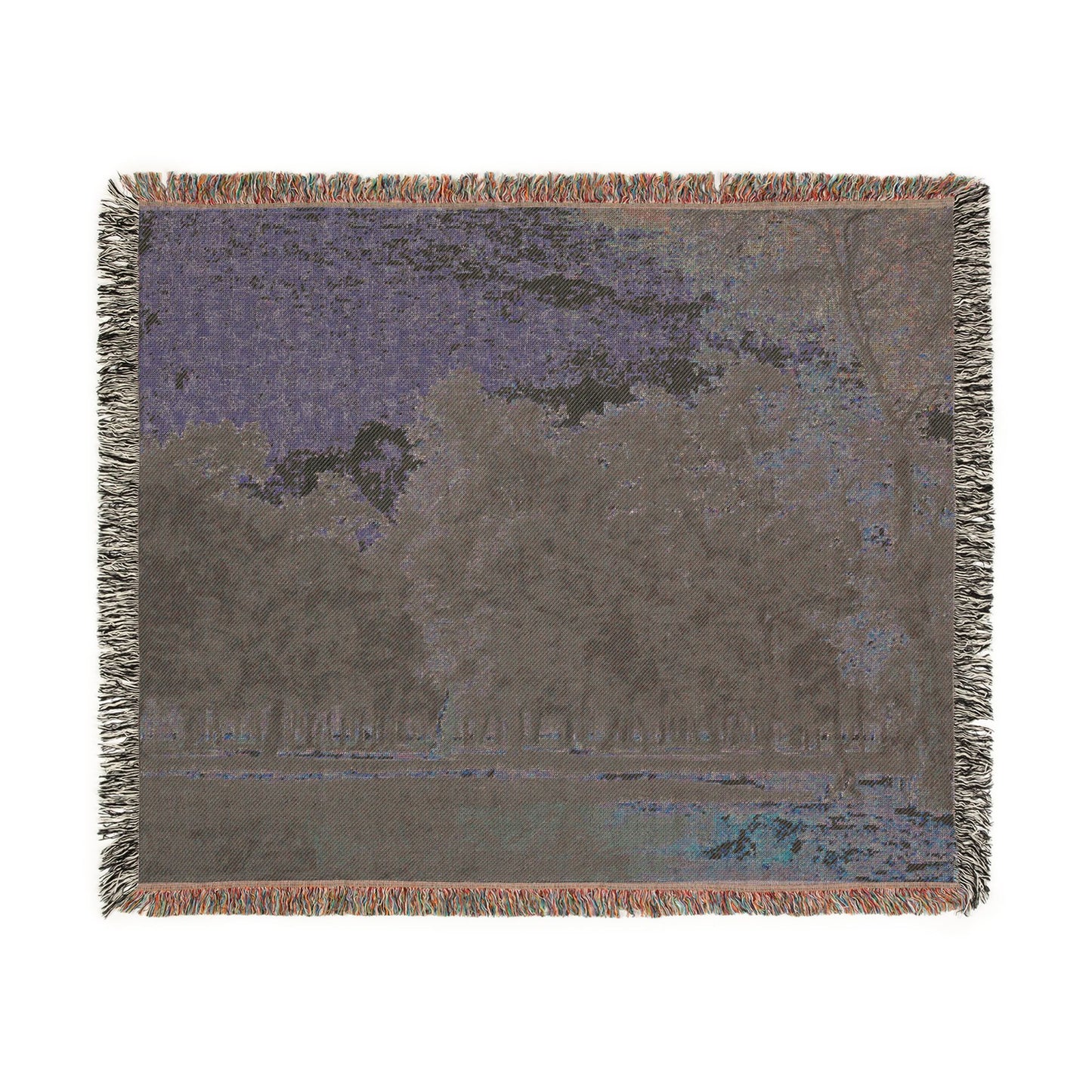 Prater Landscape Woven Throw Blanket