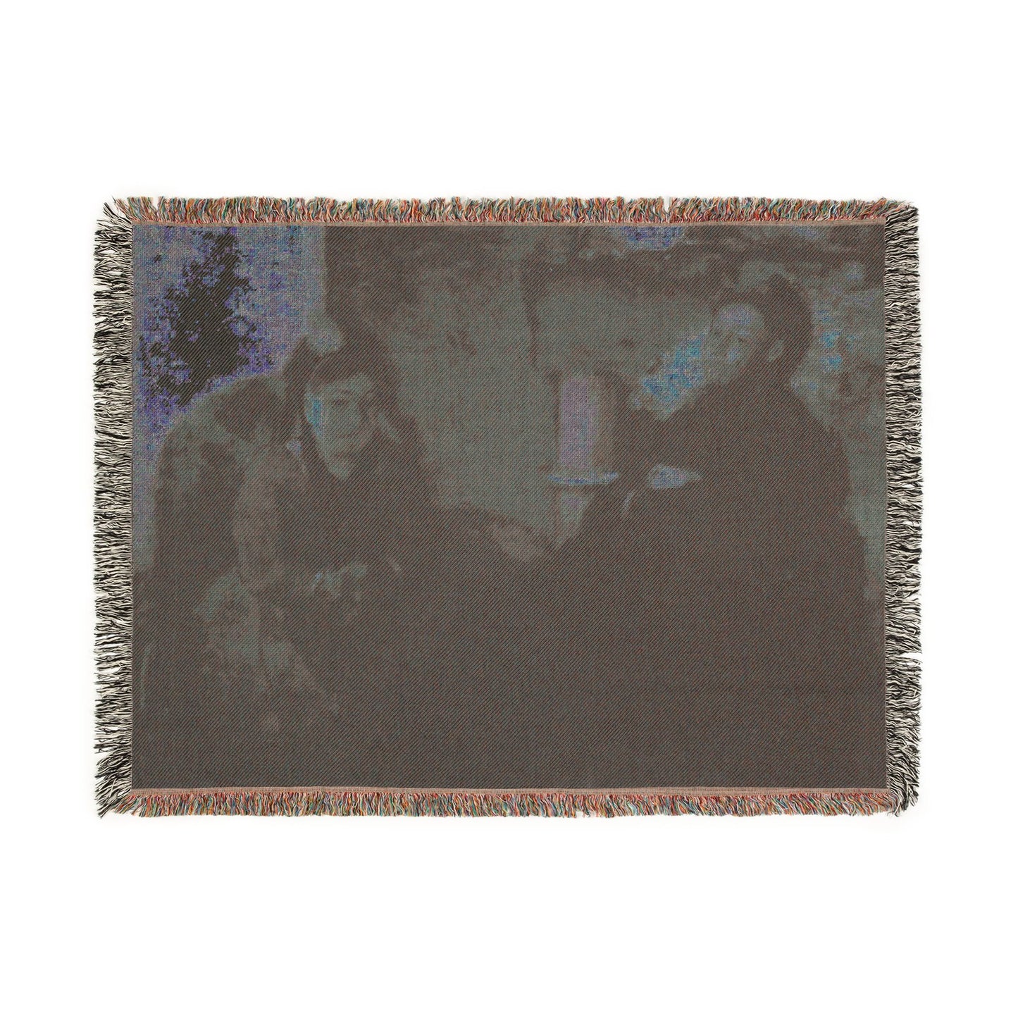 Hilaire Germain Edgar Degas - Portrait of Mme Lisle and Mme Loubens | Woven Tapestry Blanket