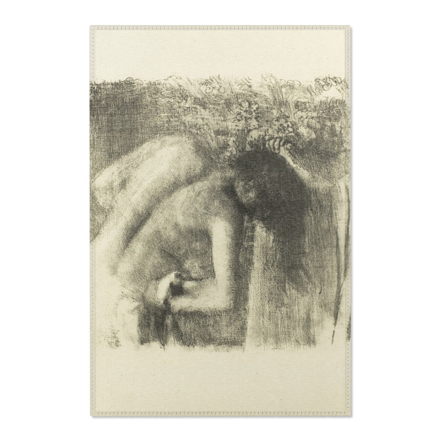 Hilaire Germain Edgar Degas - After the Bath (large version) | Area Rug