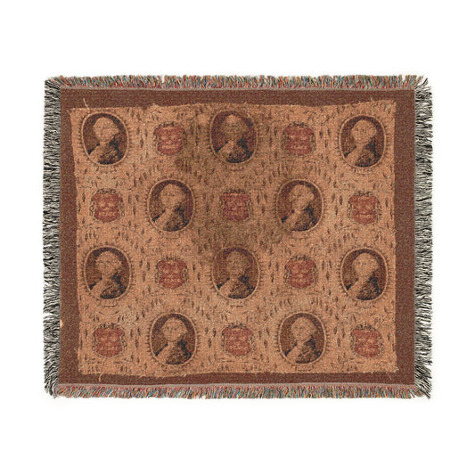 Chinoiserie Fragment Tapestry Blanket