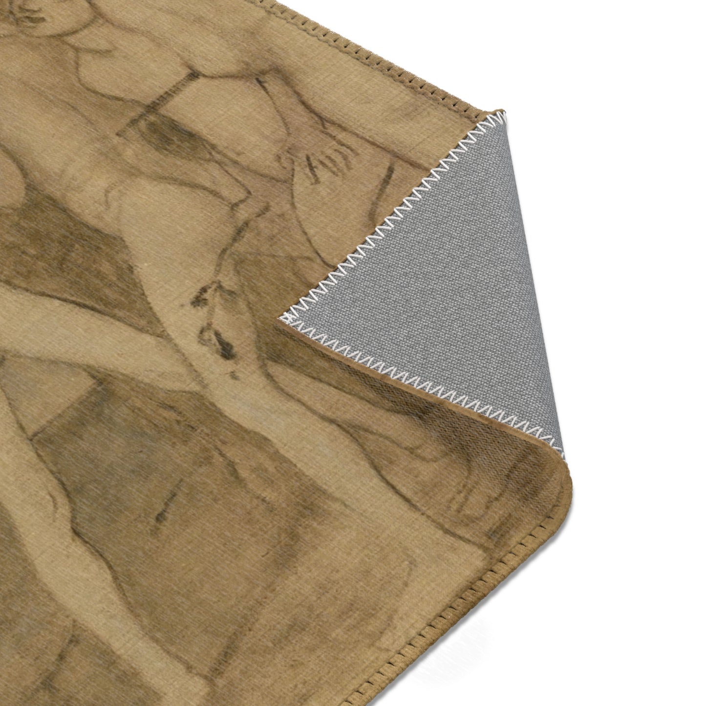 Hilaire Germain Edgar Degas - Young Spartan Girls Challenging Boys | Area Rug