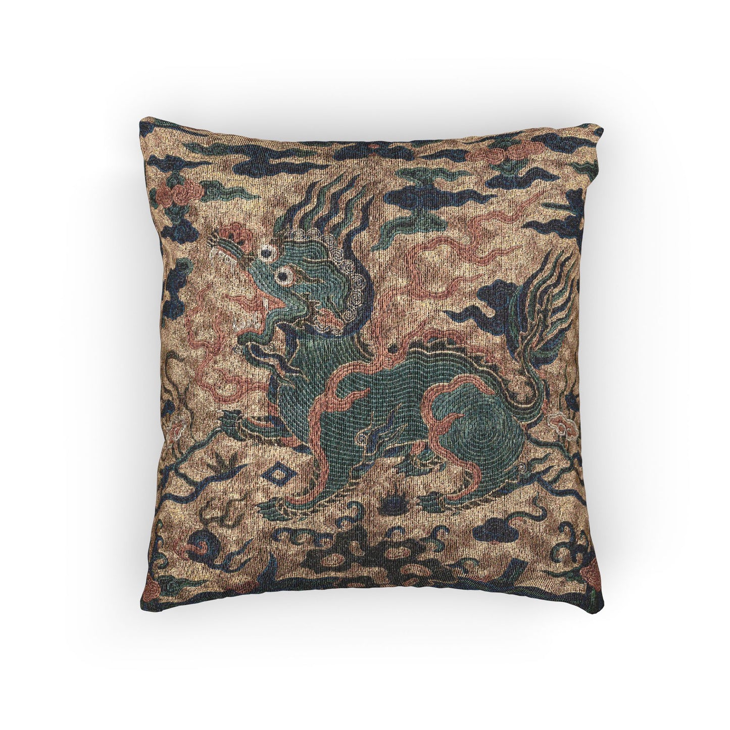 154_rank-badge-with-stylized-bear | Woven Pillow