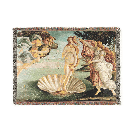 The Birth of Venus — Botticelli Tapestry Blanket