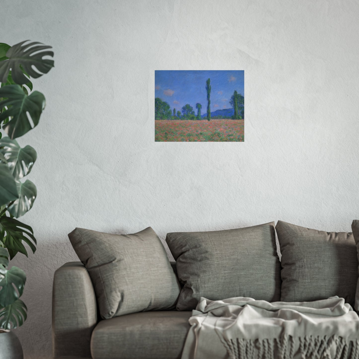 Claude Monet - Poppy Field (Giverny) | Fine Art Poster