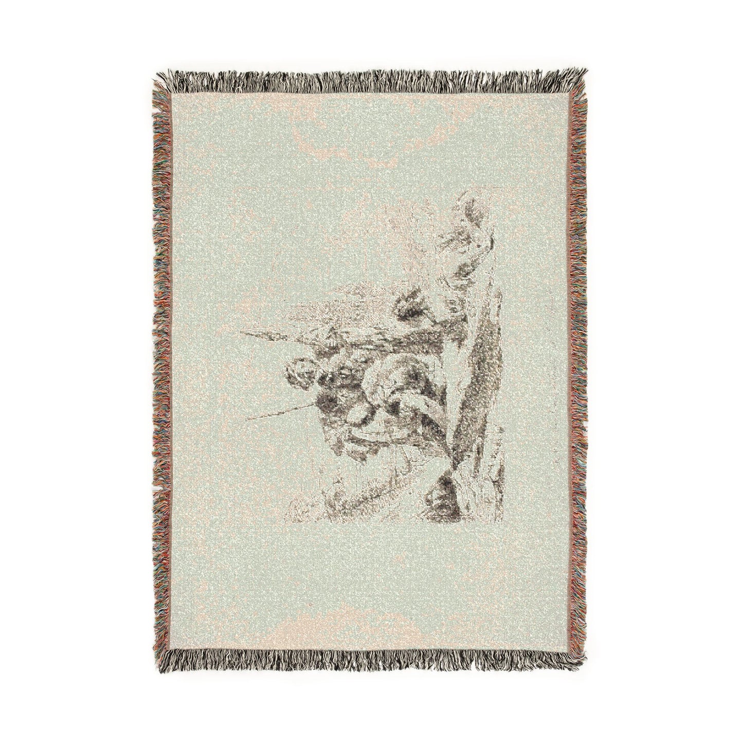 Giovanni Battista Tiepolo - Three Soldiers and a Boy, from Capricci | Woven Tapestry Blanket