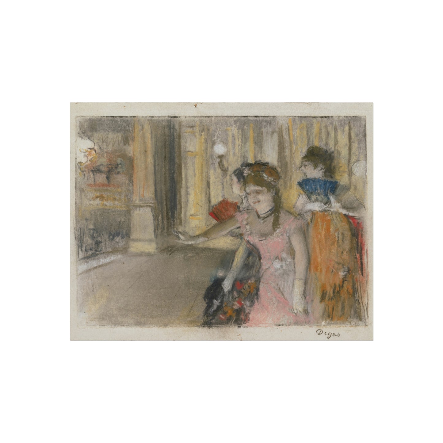Hilaire Germain Edgar Degas - Singers on the Stage | Fine Art Poster