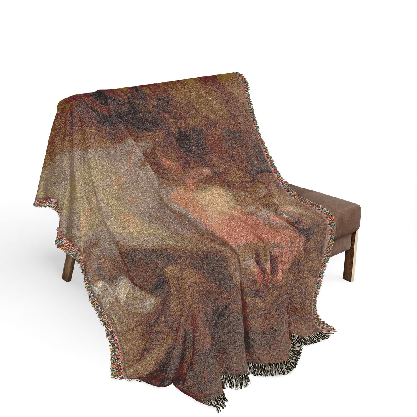 Anthony van Dyck - Head of a Girl | Woven Tapestry Blanket