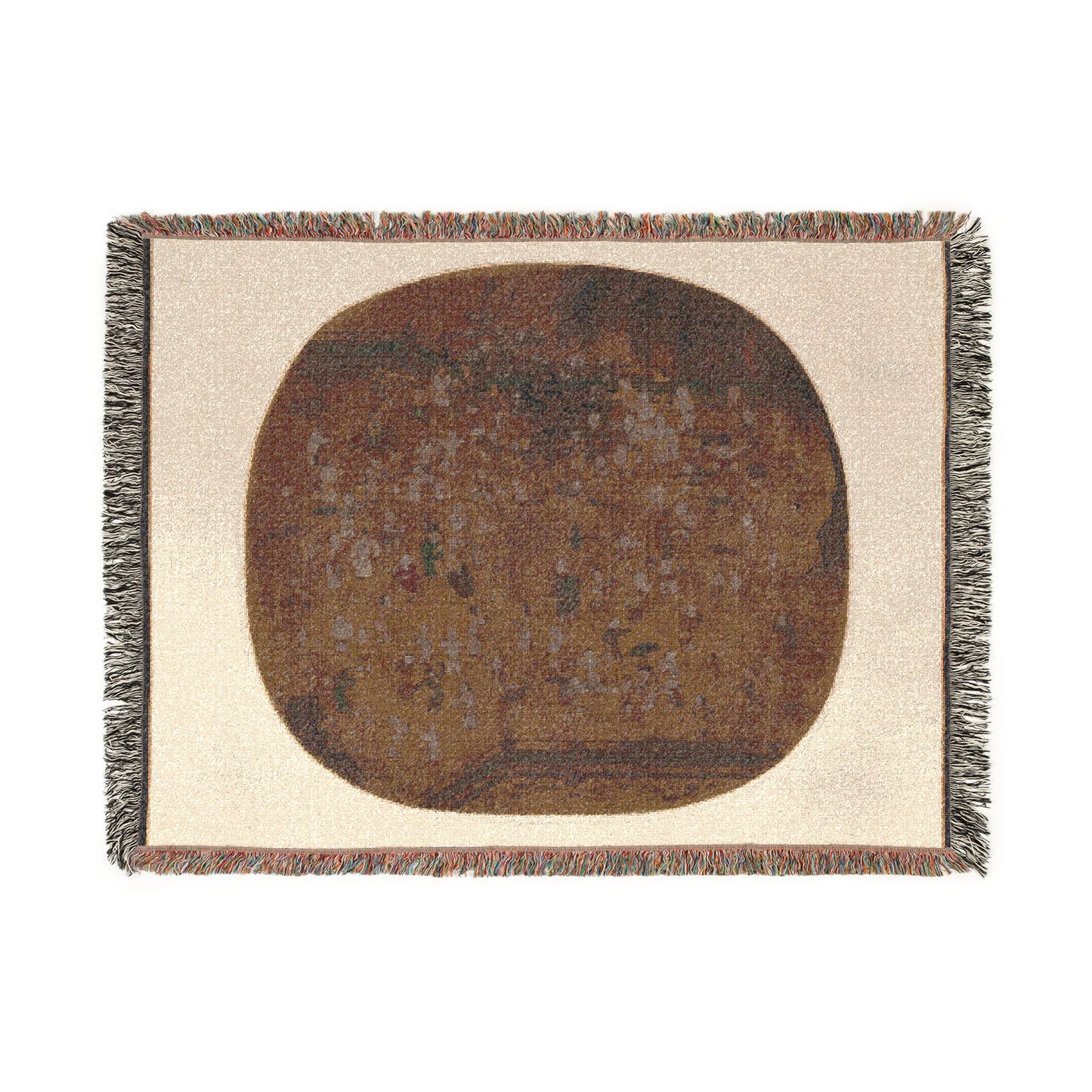 084_one-hundred-children-at-play | Woven Tapestry Blanket