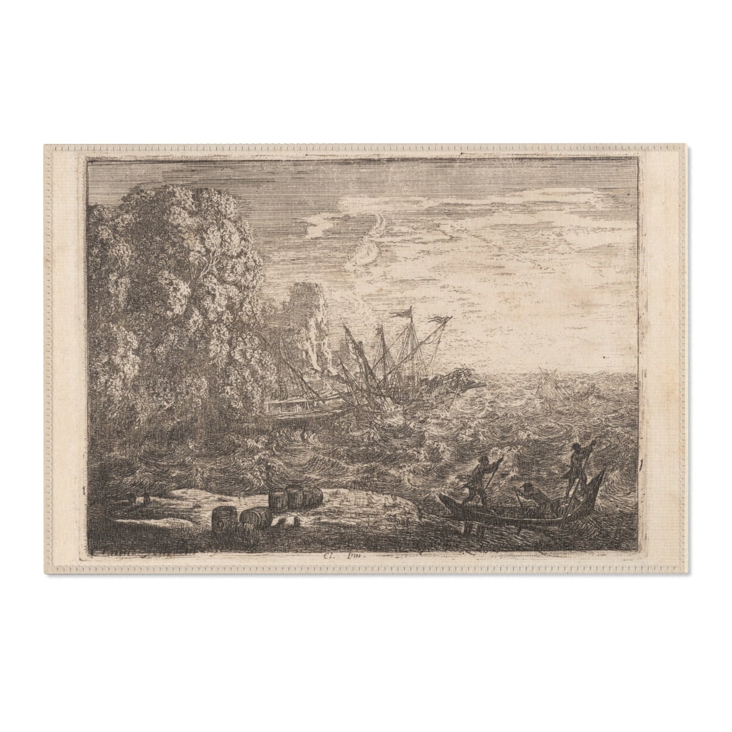 Claude Lorrain - The Tempest | Area Rug