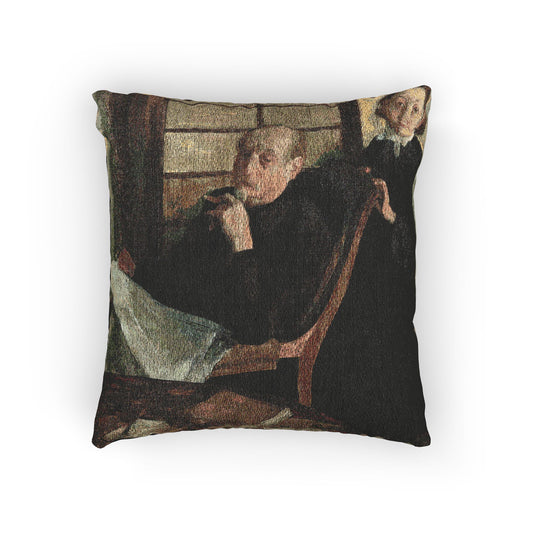 Henri Degas and His Niece Lucie Degas — Degas Pillow