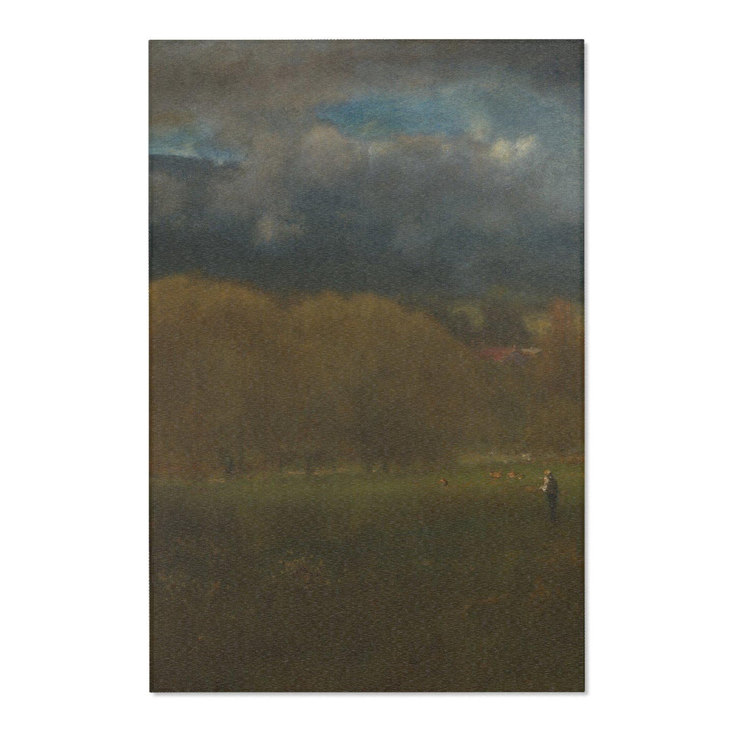 George Inness - Sunlit Valley | Area Rug