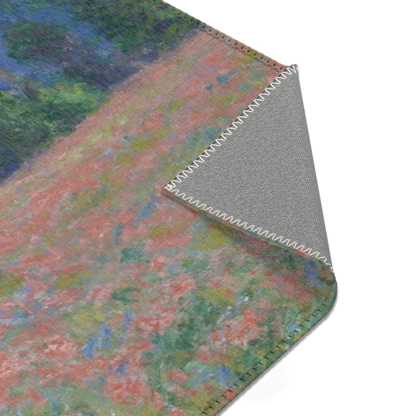 Claude Monet - Poppy Field (Giverny) | Area Rug