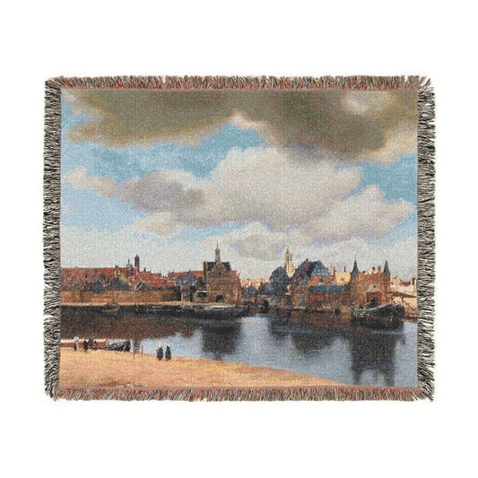 View of Delft — Vermeer Tapestry Blanket