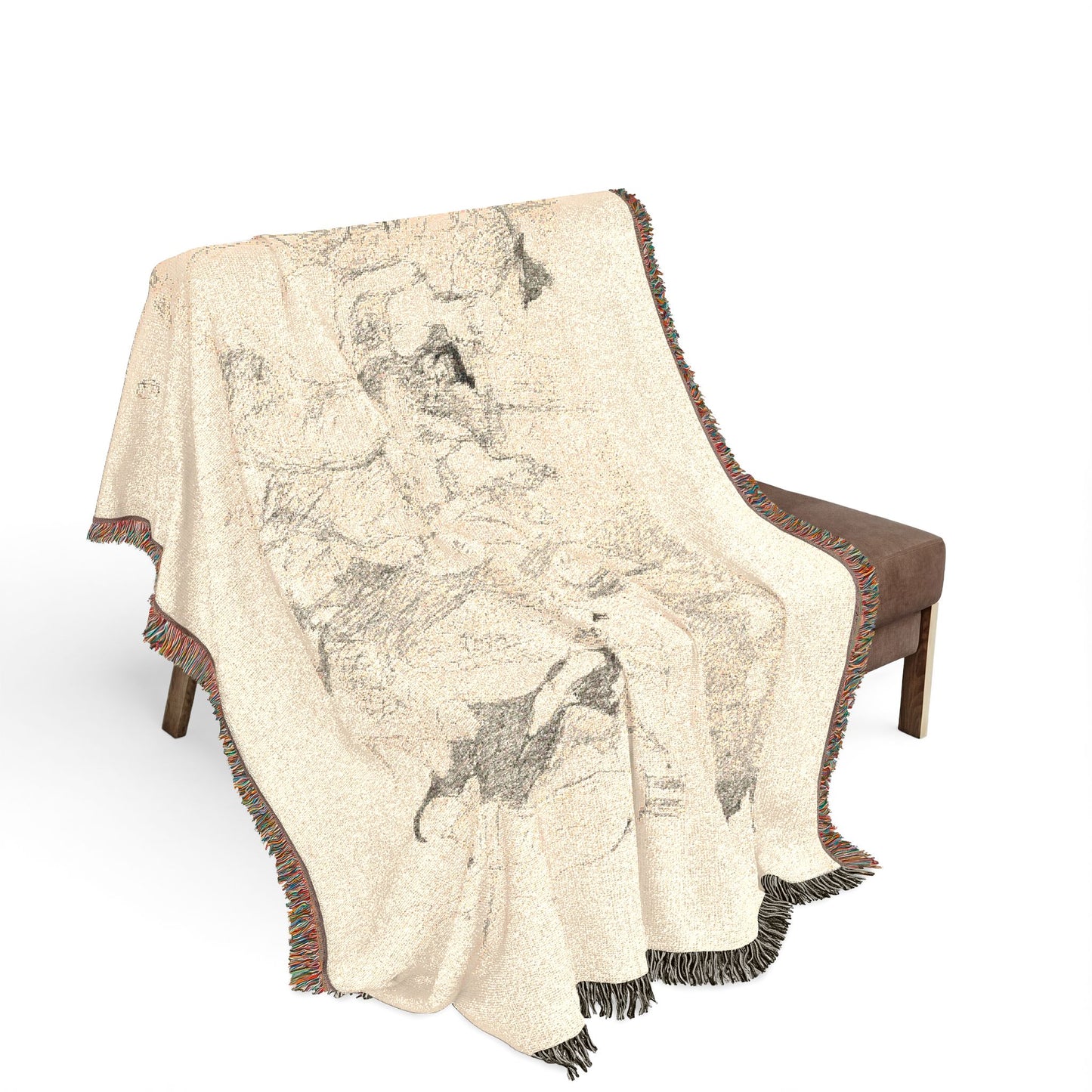 Henri de Toulouse-Lautrec - A Gala Evening at the Moulin Rouge | Woven Tapestry Blanket