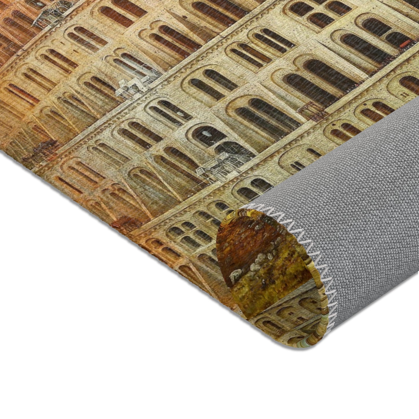 Pieter Bruegel the Elder - The Tower of Babel (Rotterdam) - Google Art Project - edited | Area Rug