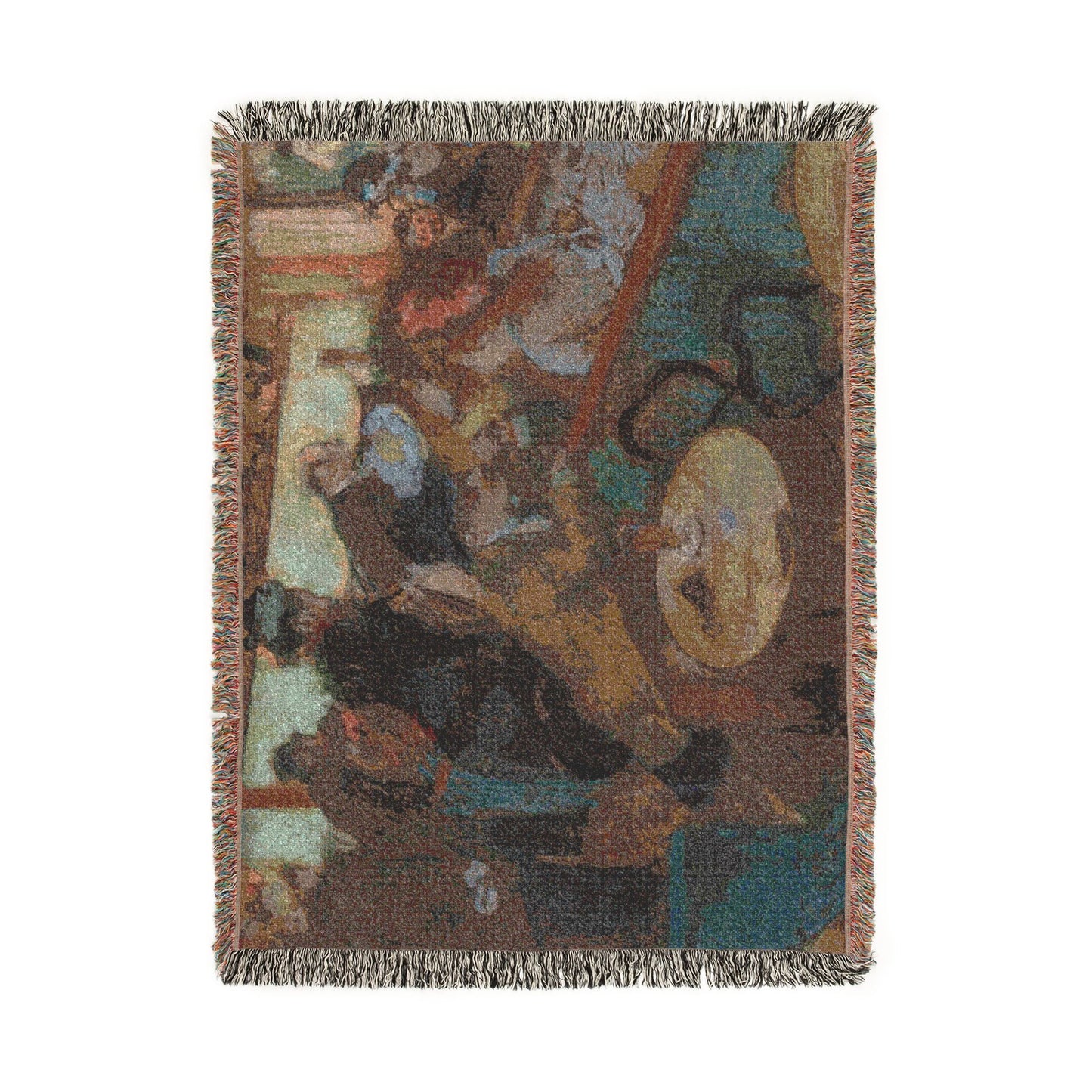 Hilaire Germain Edgar Degas - Café-Concert (The Spectators) | Woven Tapestry Blanket