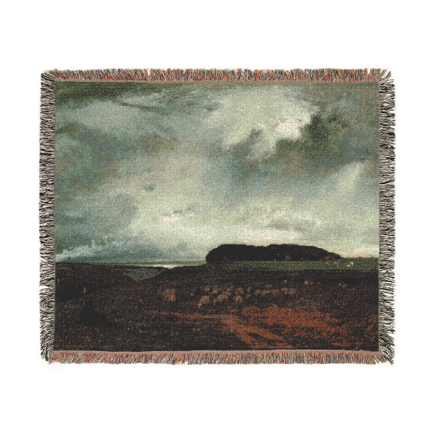 George Inness - The Storm | Woven Tapestry Blanket