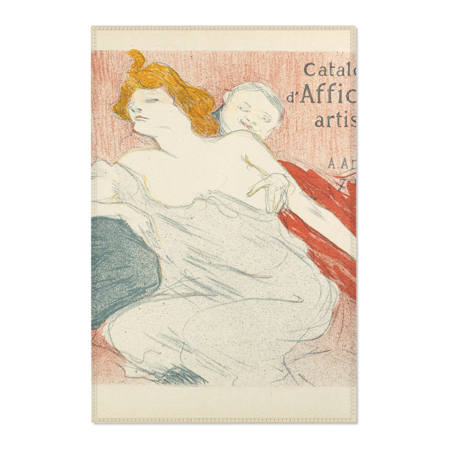 Henri de Toulouse-Lautrec - Debauchery (second plate) | Area Rug