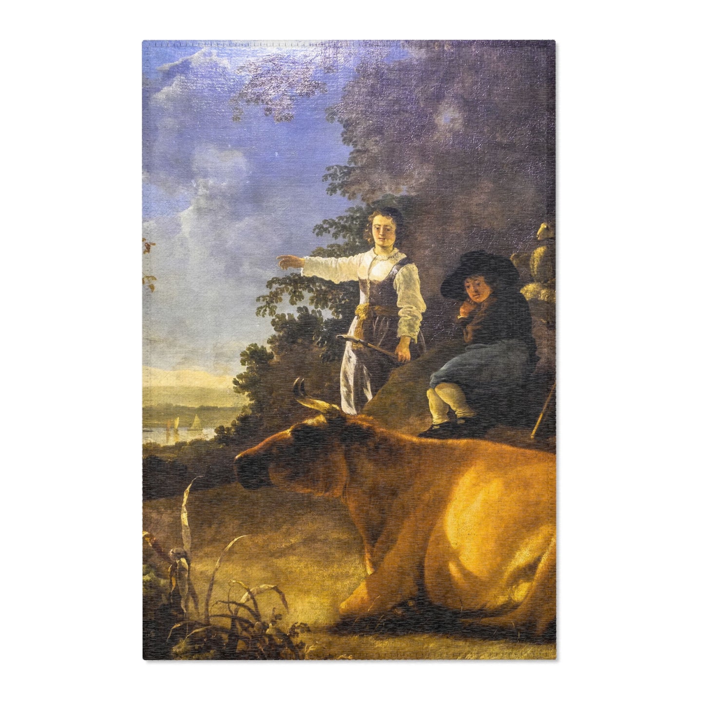Aelbert Cuyp - Cattle with Shepherds | Area Rug