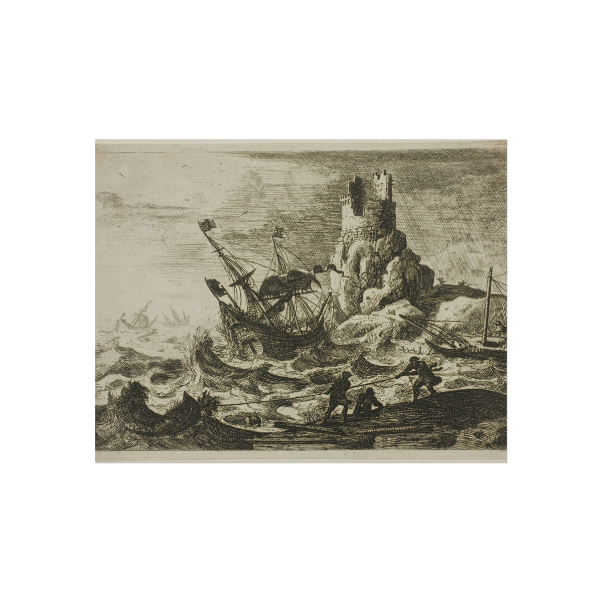 The Shipwreck — Claude Lorrain Fine Art Poster