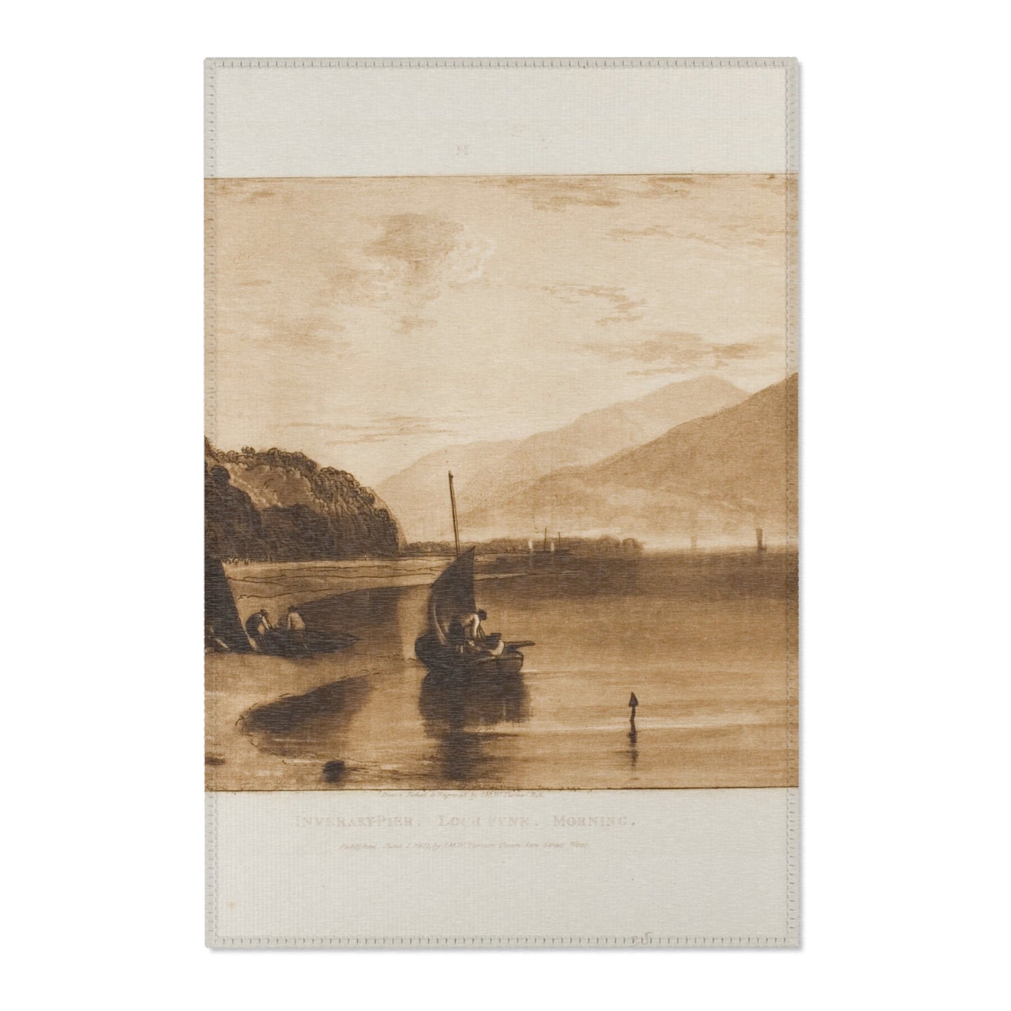 Joseph Mallord William Turner - Inverary Pier Loch Fyne, Morning | Area Rug