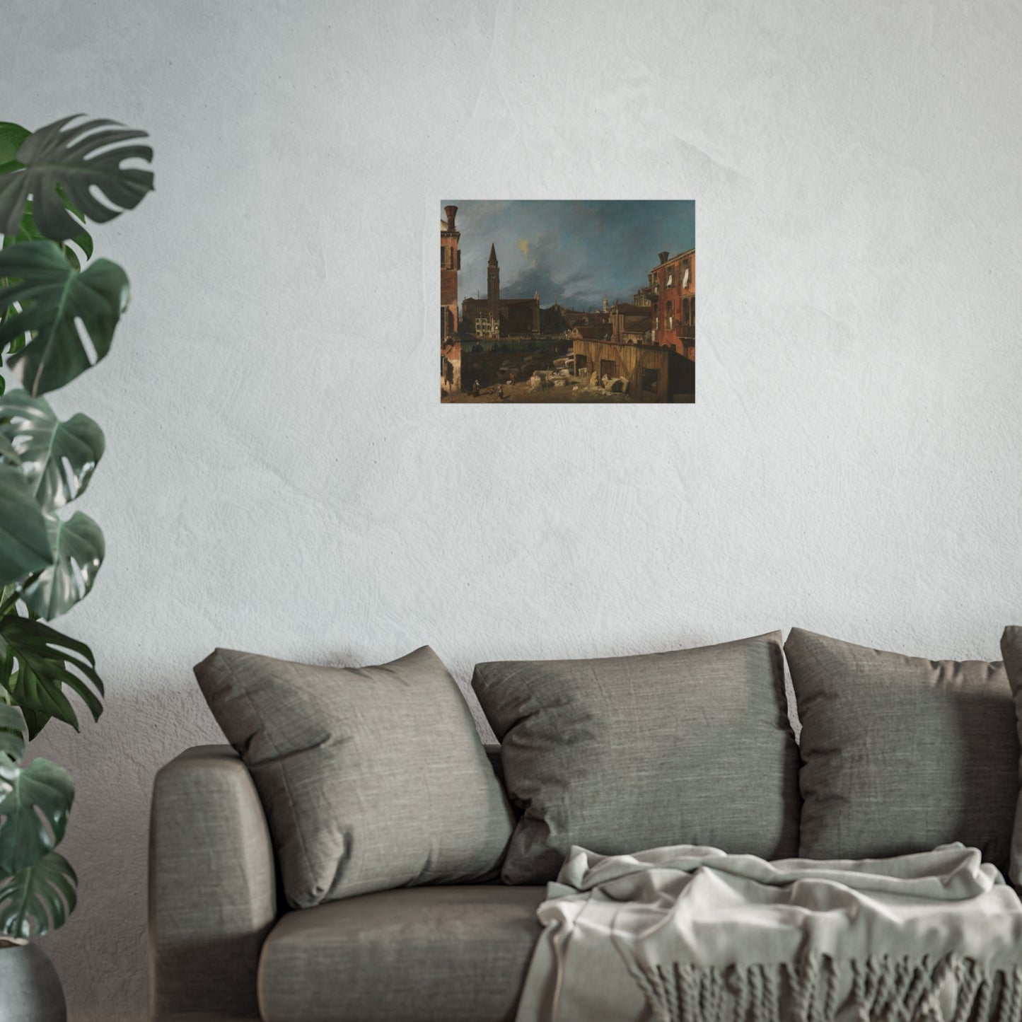 Canaletto - The Stonemason's Yard | Fine Art Poster