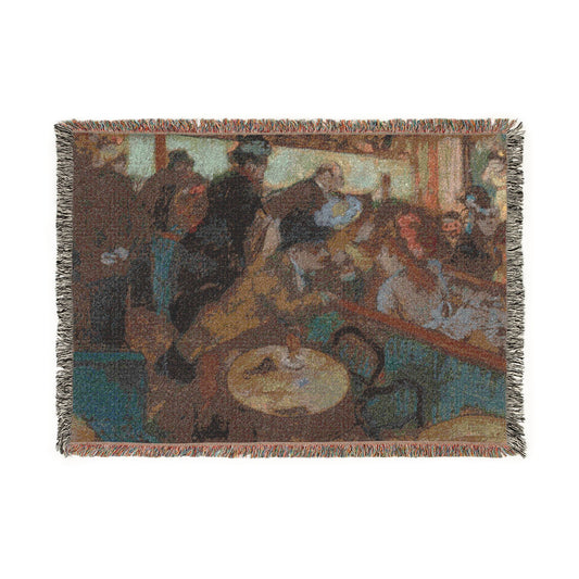 Café-Concert (The Spectators) — Degas Tapestry Blanket