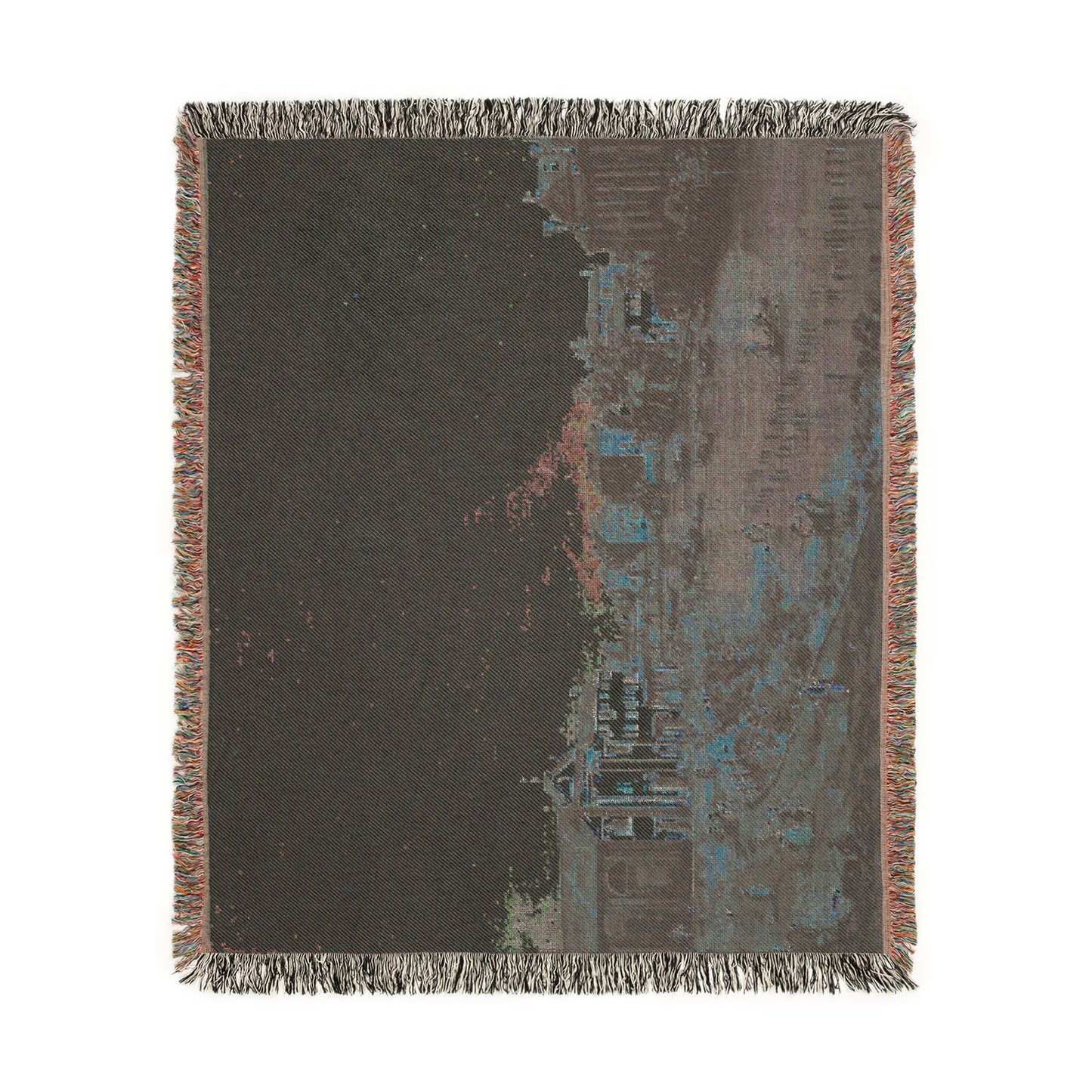 Bemberg Fondation Toulouse - Vue de Dolo - Canaletto ca 1740 - Inv 1011 | Woven Tapestry Blanket