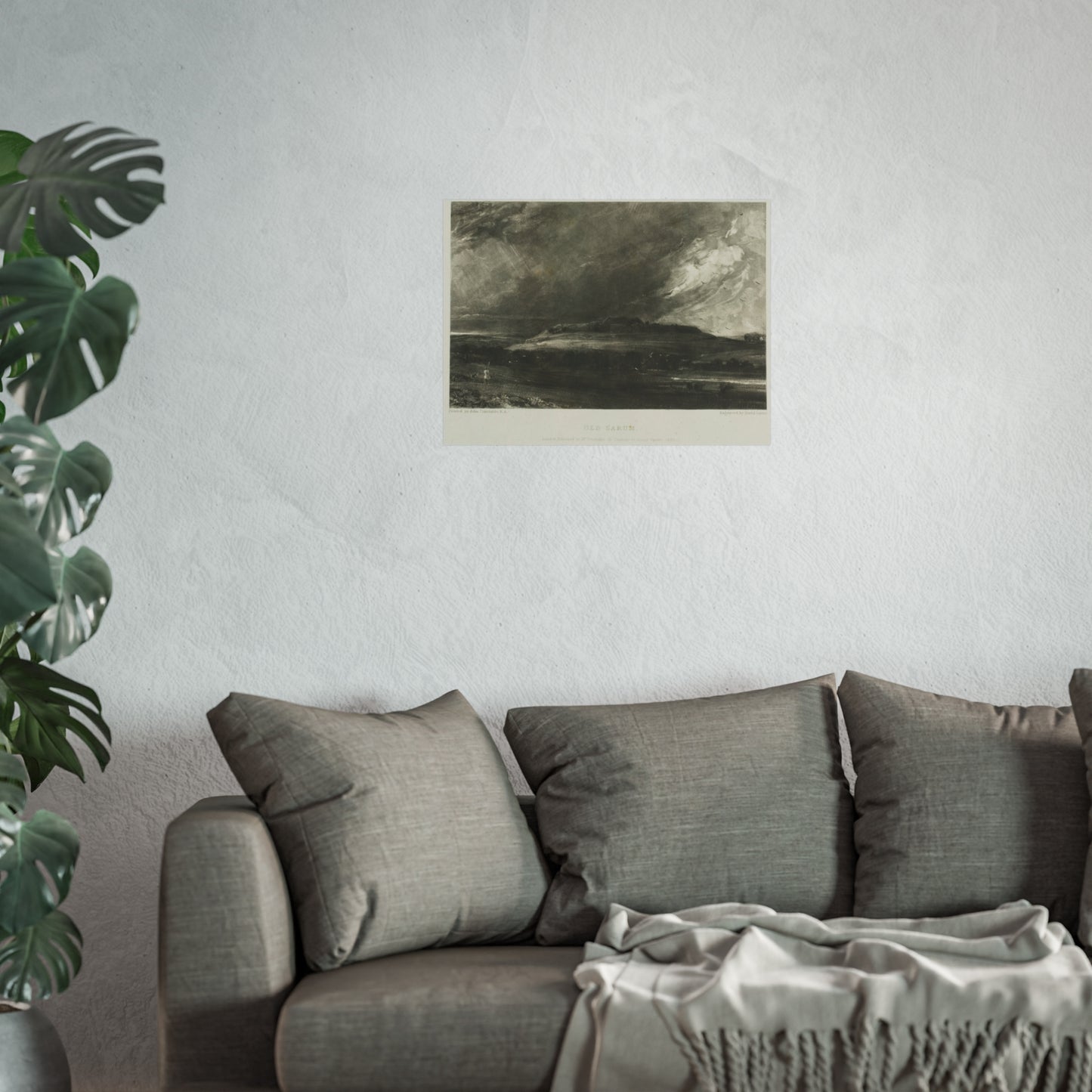David Lucas - Old Sarum | Fine Art Poster