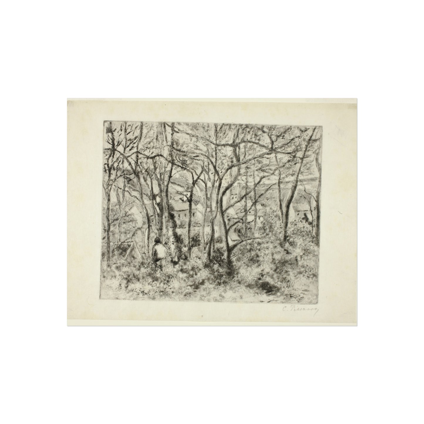 Camille Pissarro - Woodlands at the Hermitage | Fine Art Poster