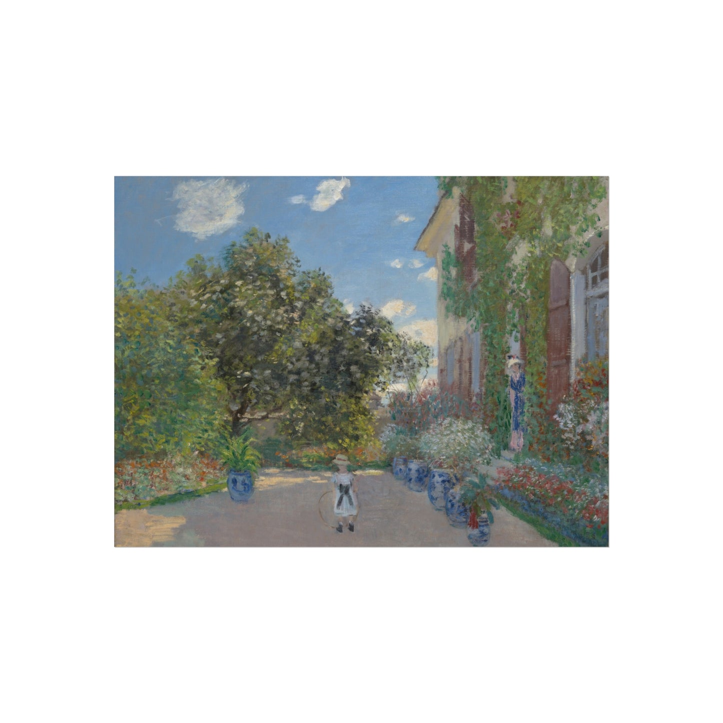 Claude Monet - The Artist's House at Argenteuil | Fine Art Poster