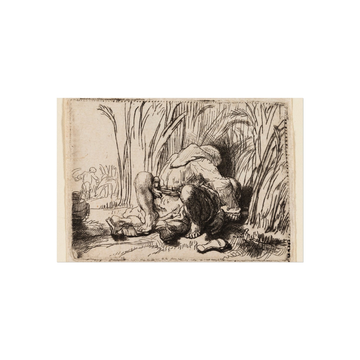 Rembrandt van Rijn - The Monk in the Cornfield | Fine Art Poster