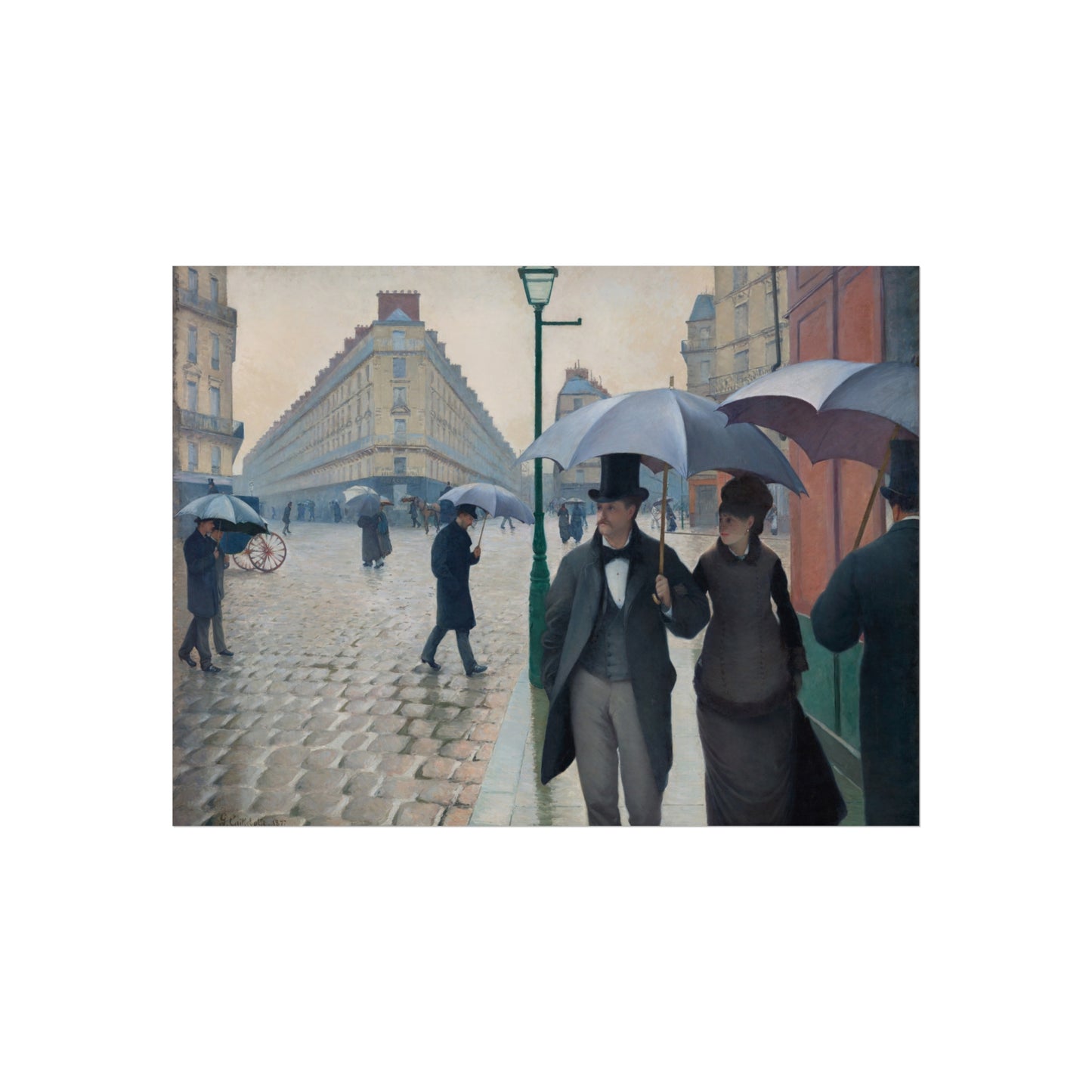 Gustave Caillebotte - Paris Street; Rainy Day | Fine Art Poster